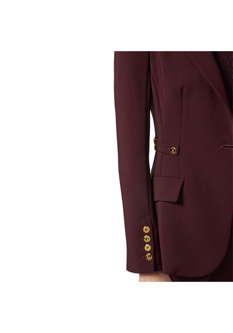  Lightweight crêpe jacket with jewelled details ELISABETTA FRANCHI | suits Jacket | GI17556E2EA4